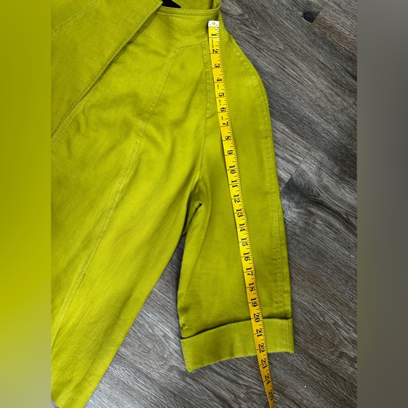 Talbots Pure Irish Linen Green Blazer Size Large - Picture 10 of 10